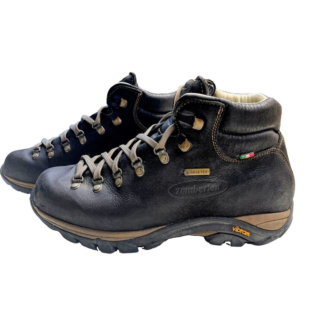 Zamberlan Gore-Tex Waterproof Leather Hiking Boots Made In Italy M8/W9.5 Clamb